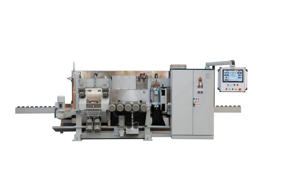 Backside of the machine