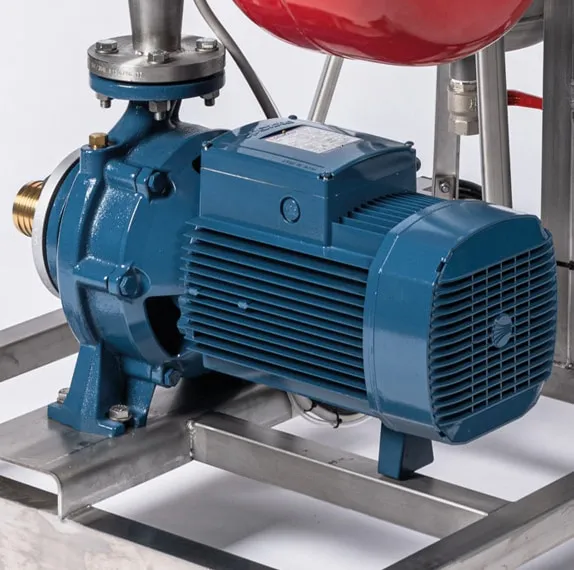 Just Water 3.1 — Centrifugal pump for feeding the filtration unit.