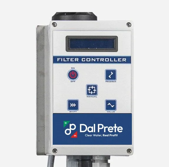 Just Water 3.1 — Control panel to manage all filtration unit operations.